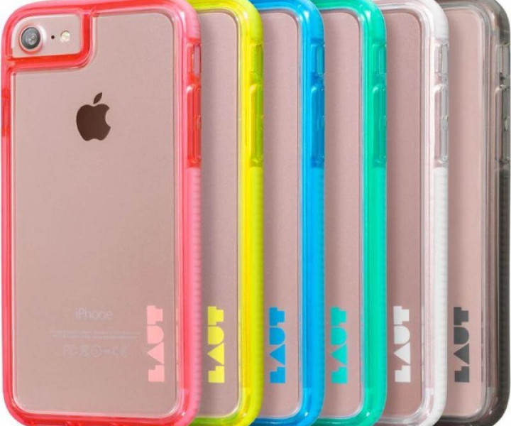 Чохол LAUT FLURO Pink для iPhone 7 (LAUT_IP7_FR_P)