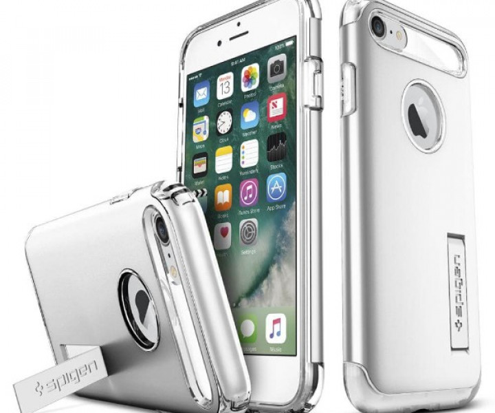 Чохол Spigen Case Slim Armor Satin Silver для iPhone 7