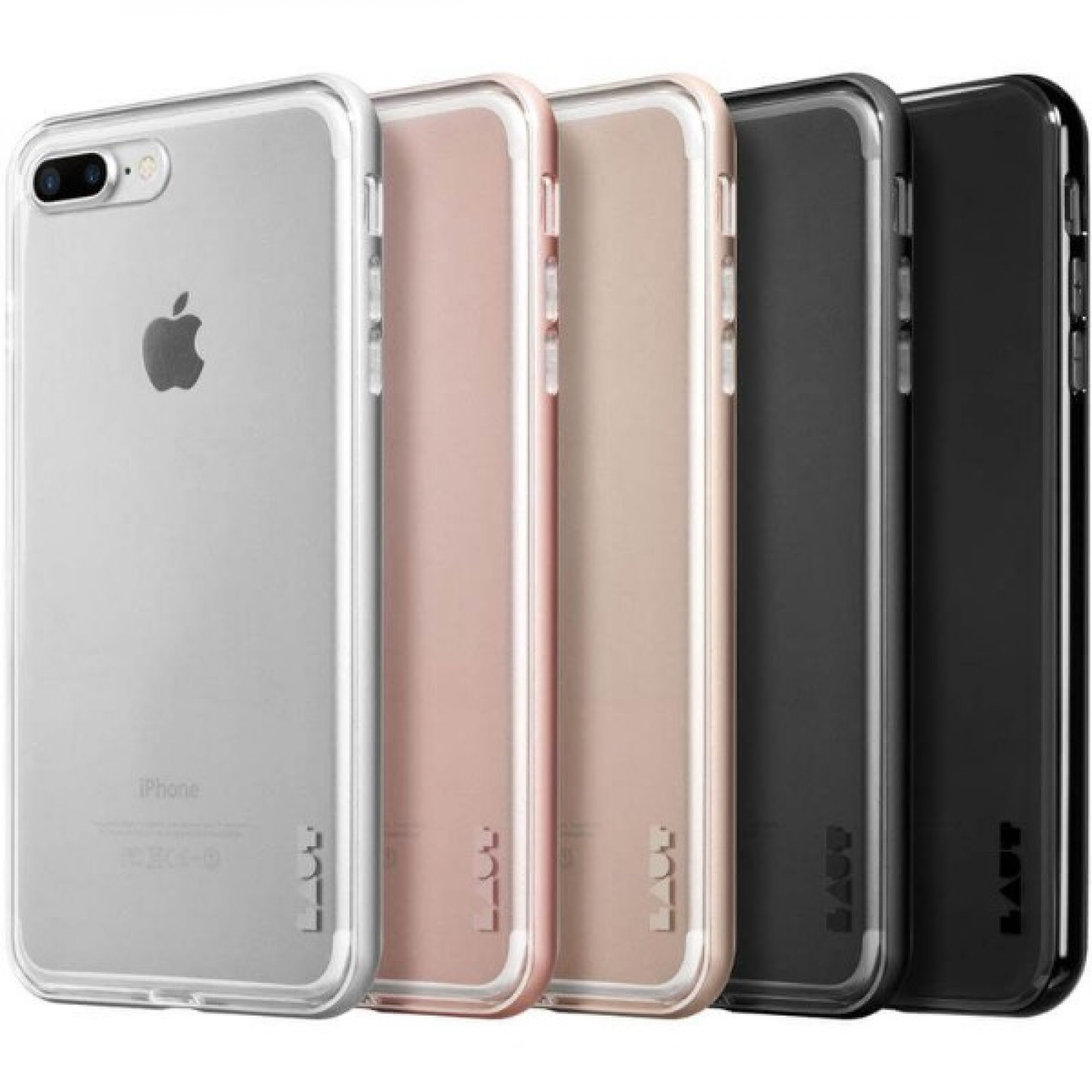 Чохол LAUT EXO-FRAME Aluminium bampers Rose Gold для iPhone 7 Plus (LAUT_IP7P_EX_RG)