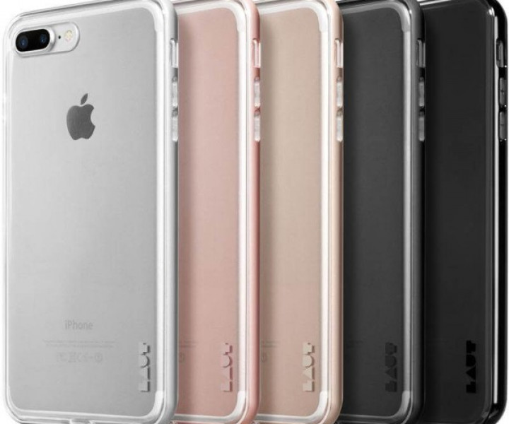Чохол LAUT EXO-FRAME Aluminium bampers Rose Gold для iPhone 7 Plus (LAUT_IP7P_EX_RG)
