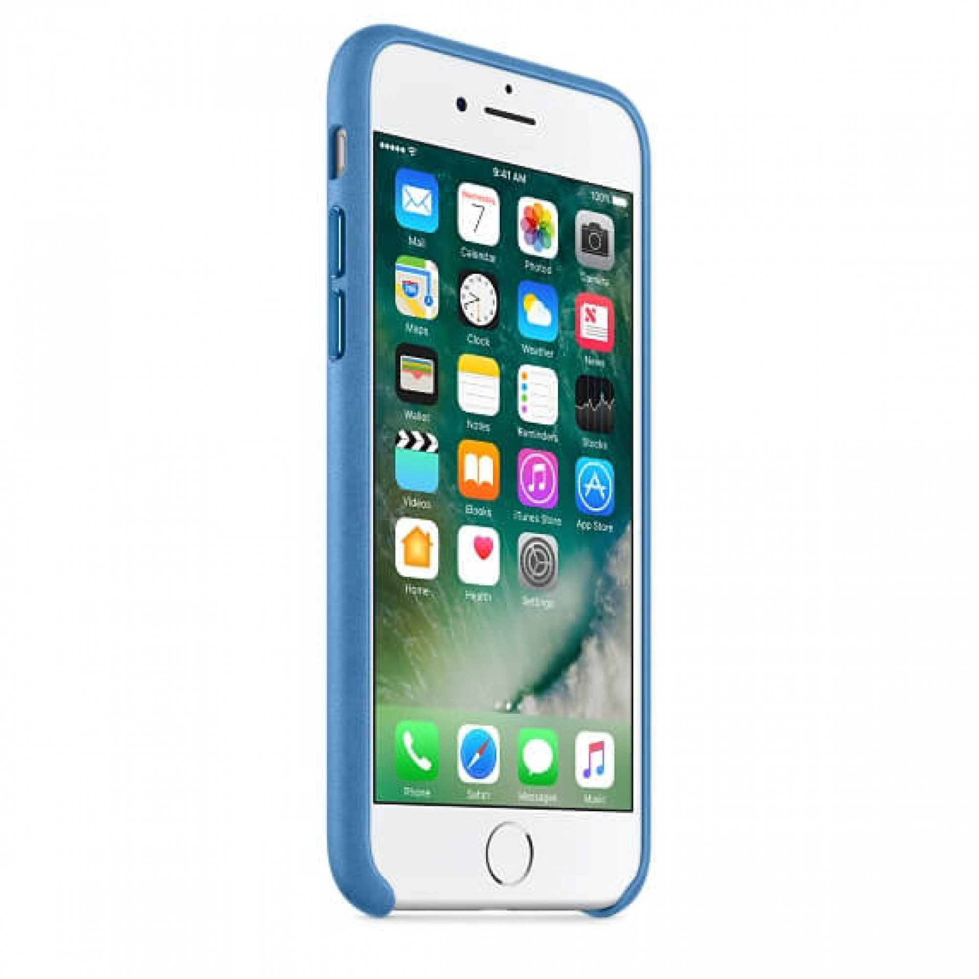 Чохол Apple Original Leather Case Sea Blue для iPhone 7 Plus/8 Plus