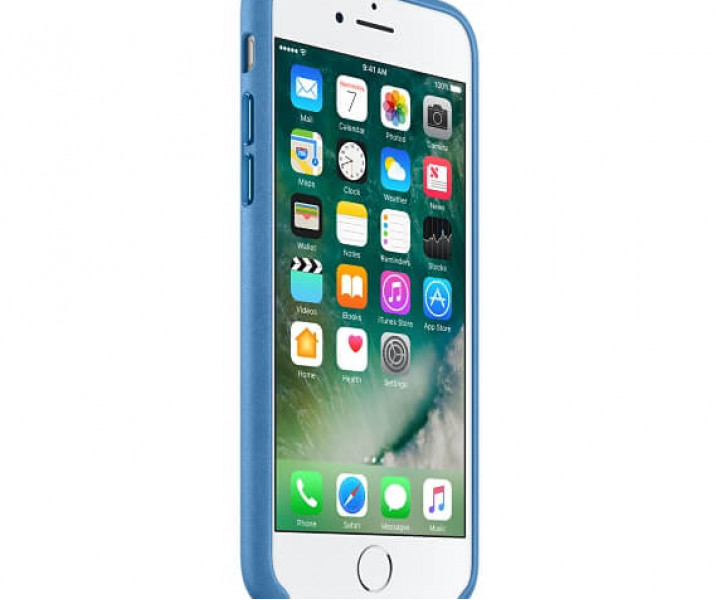 Чохол Apple Original Leather Case Sea Blue для iPhone 7 Plus/8 Plus