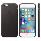 Чохол Apple Leather Case для iPhone 6 / 6s Black (MKXW2)