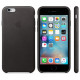 Чохол Apple Leather Case для iPhone 6 / 6s Black (MKXW2)