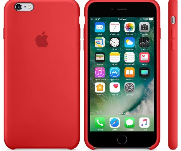 Чохол Apple Silicone Case для iPhone 6 / 6s RED (MKY32)