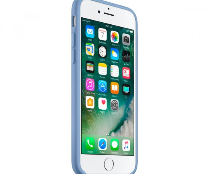 Чохол Apple Silicone Case для iPhone 7/8 Azure (MQ0J2)