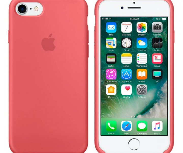 Чохол Apple Silicone Case для iPhone 7/8 Camellia (MQ0K2)