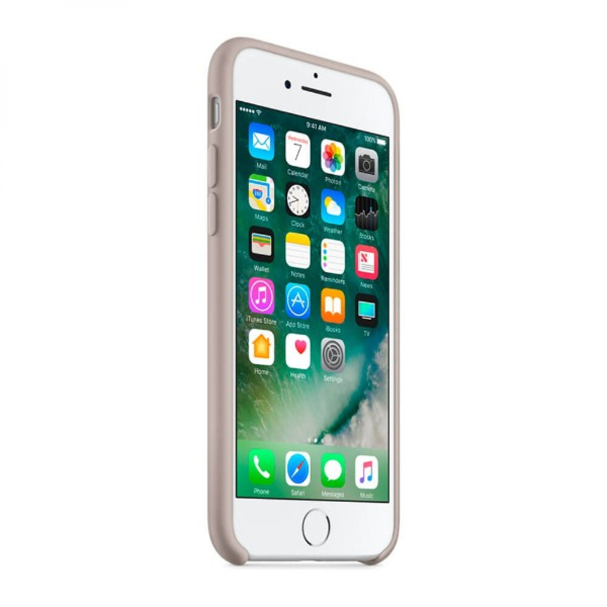 Чохол Apple Silicone Case для iPhone 7/8 Pebble (MQ0L2)