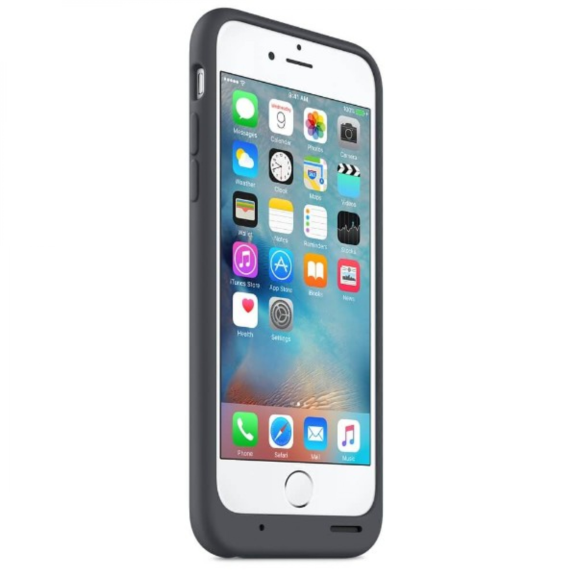 Чохол Apple Smart Battery Case для iPhone 6/6s Charcoal Gray (MGQL2)