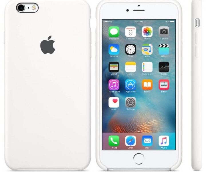 Оригінальний чохол Apple Silicone Case для iPhone 6 / 6s Plus White (MKXK2)