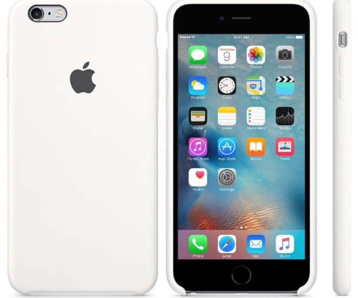Оригінальний чохол Apple Silicone Case для iPhone 6 / 6s Plus White (MKXK2)
