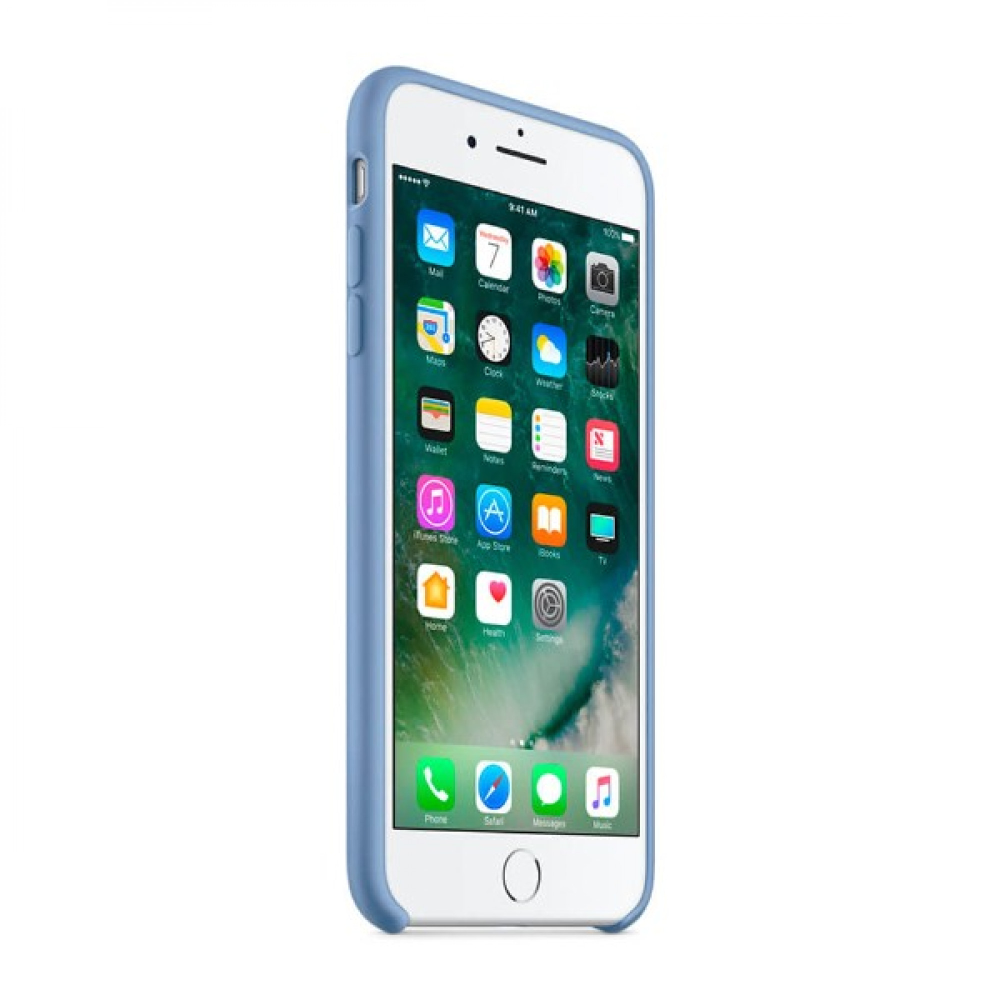 Оригінальний чохол Apple Silicone Case для iPhone 8 Plus / 7 Plus Azure (MQ0M2)
