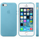 Чохол Apple Leather Case для iPhone 5 / 5s / SE Blue (MF044)