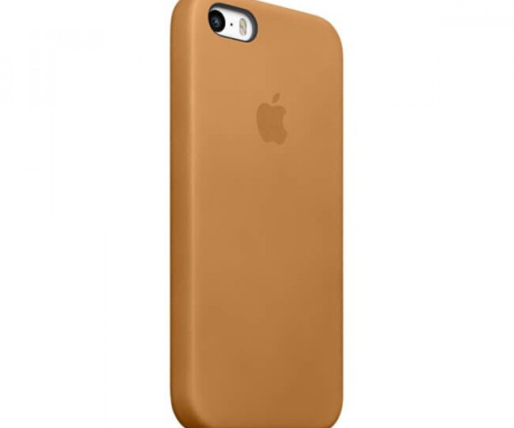 Чохол Apple Leather Case для iPhone 5 / 5s / SE Brown (MF041)