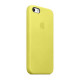 Чохол Apple Leather Case для iPhone 5 / 5s / SE Yellow (MF043)