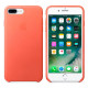 Оригинальный чехол Apple Leather Case для iPhone 8 Plus/7 Plus Geranium (MQ5H2)