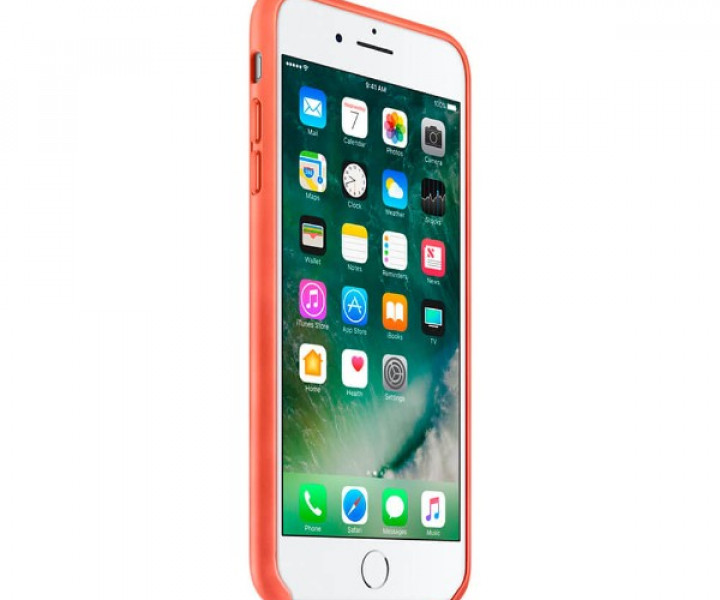 Оригинальный чехол Apple Leather Case для iPhone 8 Plus/7 Plus Geranium (MQ5H2)