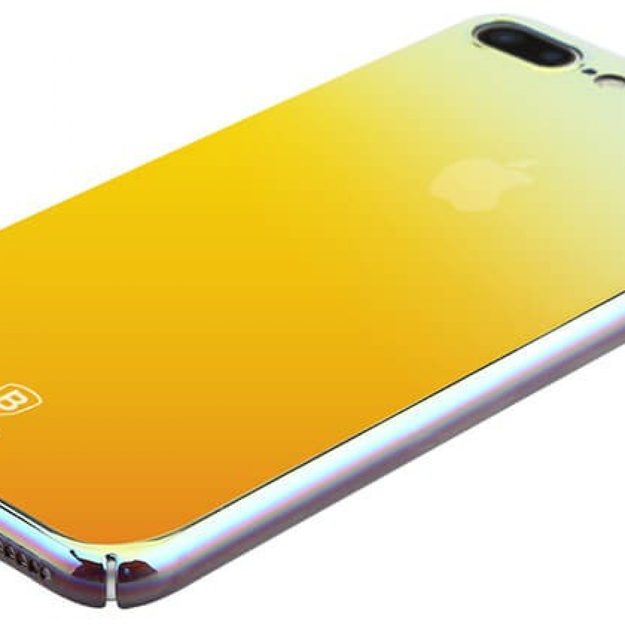 Чохол Baseus Glass Case для iPhone 7 Plus Stream Gold