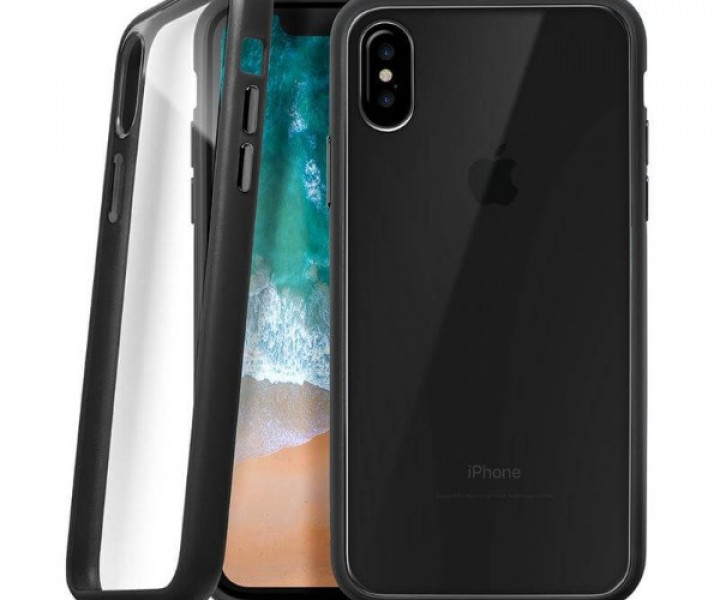 Чохол LAUT ACCENTS для iPhone X Black (LAUT_iP8_AC_BK)