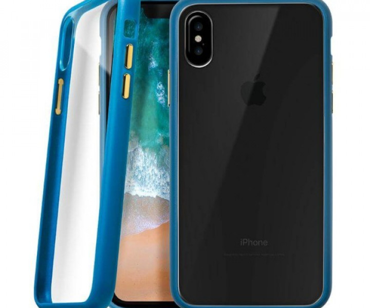 Чохол LAUT ACCENTS для iPhone X Blue (LAUT_iP8_AC_BL)