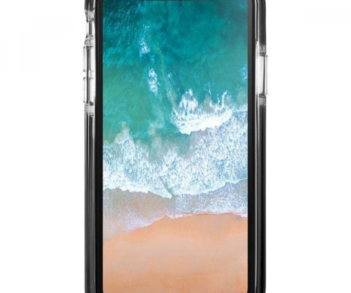 Чохол LAUT FLURO для iPhone X Black (LAUT_iP8_FR_BK)