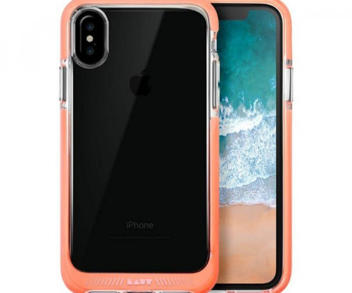 Чохол LAUT FLURO для iPhone X Pink (LAUT_iP8_FR_P)