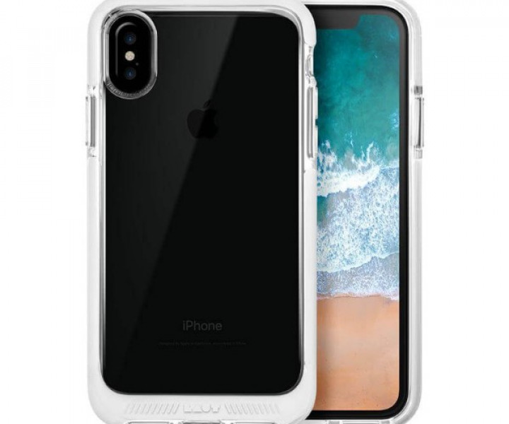 Чохол LAUT FLURO для iPhone X White (LAUT_iP8_FR_W)