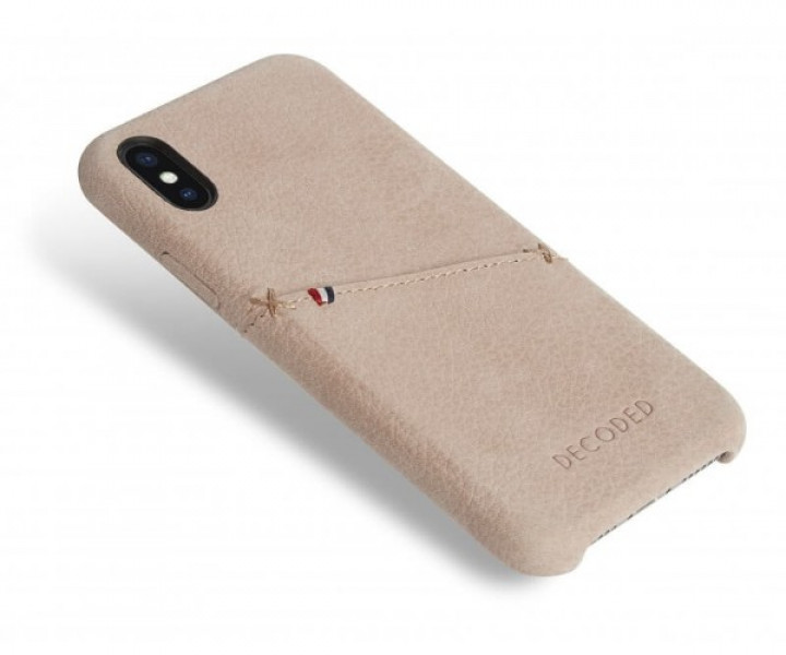 Чохол Decoded Leather Back для iPhone X Crema (D7IPOXBC3NL)
