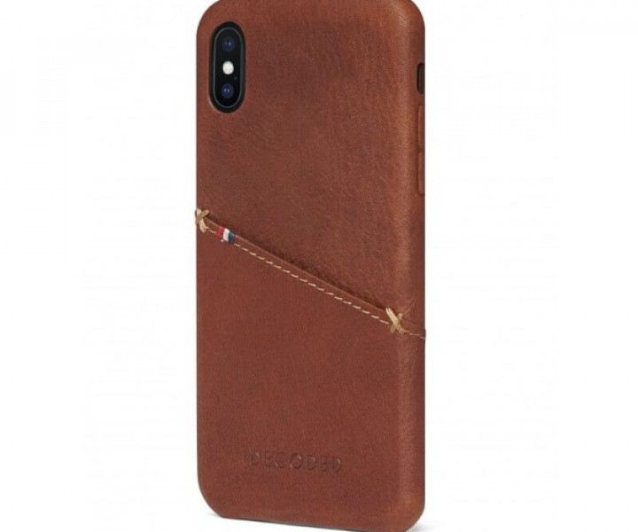 Чохол Decoded Leather Back для iPhone X Brown (D7IPOXBC3CBN)
