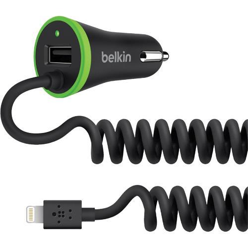 Автомобильное ЗУ Belkin BOOST UP (Lightning Cable USB) 3.4Amp