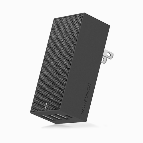 Зарядное Native Union Smart Charger 4-Port USB Fabric Slate (SM4-GRY-FB-INT)
