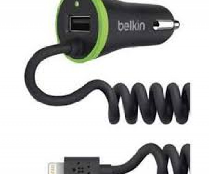 Автомобильное ЗУ Belkin BOOST UP (Lightning Cable USB) 3.4Amp
