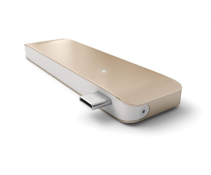 Хаб Satechi Type-C USB 3.0 3-in-1 Combo Hub Gold