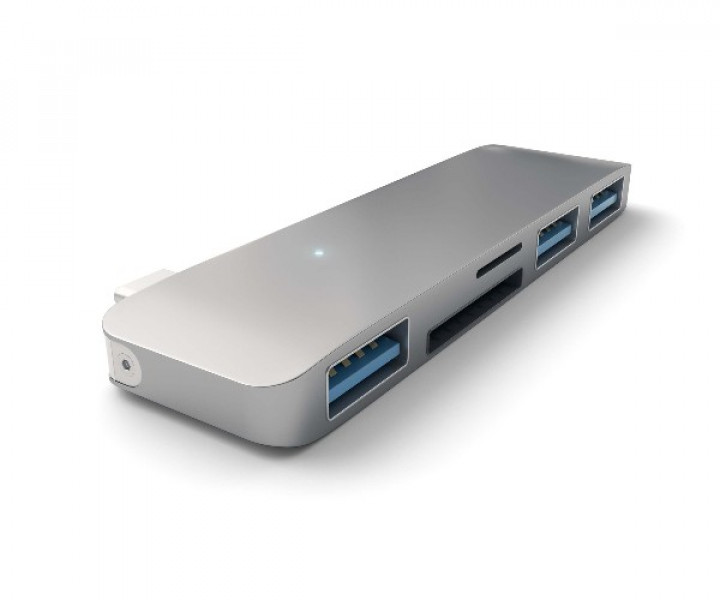 Хаб Satechi Type-C USB 3.0 3-in-1 Combo Hub Space Gray