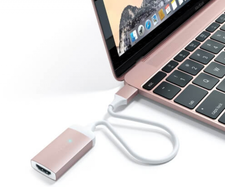 Адаптер Satechi Type-C HDMI Adapter Rose Gold (ST-TC4KHAR)