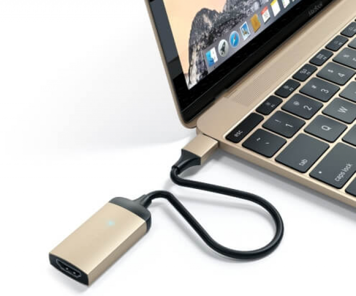 Адаптер Satechi Type-C HDMI Adapter Gold (ST-TC4KHAG)