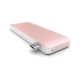 Картридер концентратор Satechi Type-C USB 3.0 Pass-through Hub Rose Gold (ST-TCUPR)