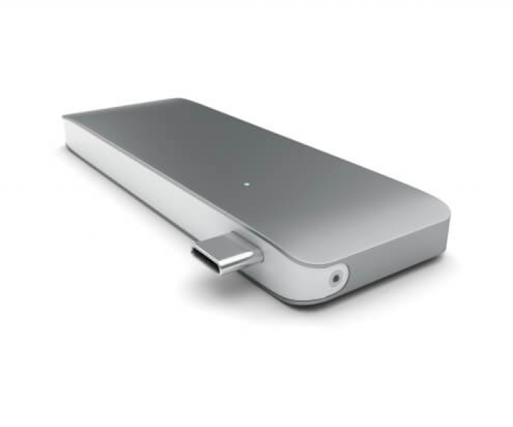 Хаб Satechi Type-C USB 3.0 Passthrough Hub Space Gray