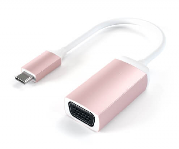 Переходник Satechi Type-C VGA Adapter Rose Gold
