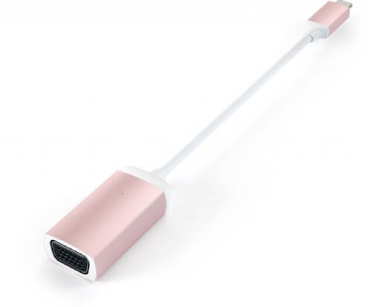 Переходник Satechi Type-C VGA Adapter Rose Gold