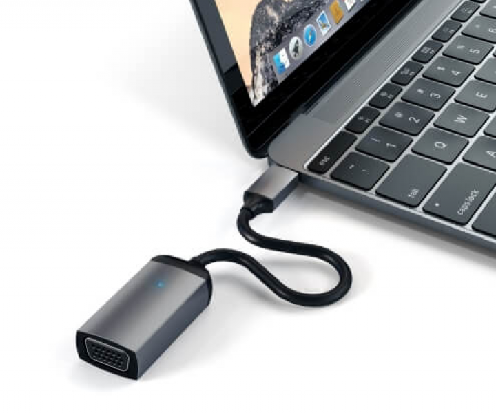 Адаптер Satechi Type-C VGA Adapter Space Gray (ST-TCVGAM)