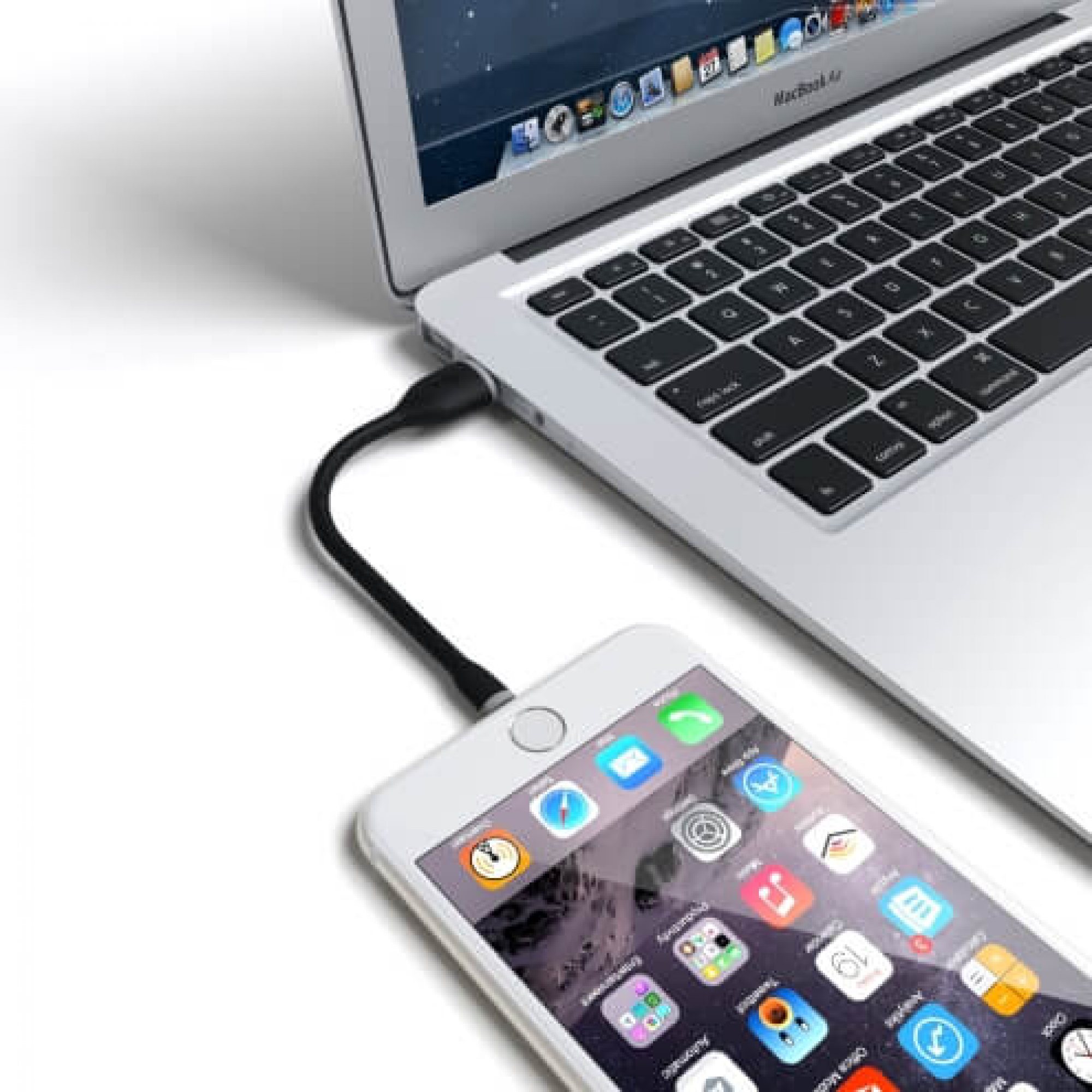 Кабель Satechi Flexible Charging Lightning Cable 6 (0.15 m) Black