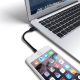 Кабель Satechi Flexible Charging Lightning Cable 6 (0.15 m) Black