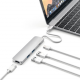 Хаб Satechi Aluminum Type-C Slim Multi-Port Adapter 4K Silver
