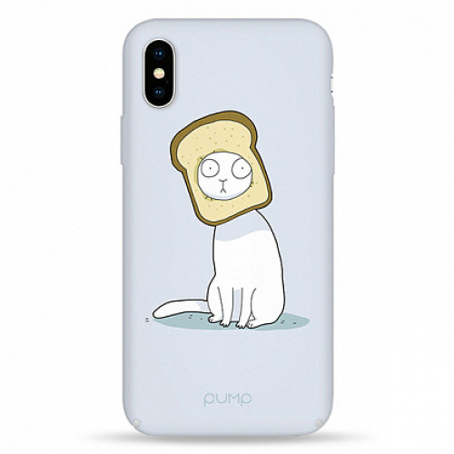 Чохол Pump Tender Touch Case для iPhone X/XS Cat in the Bread (PMTTX/XS-1/118G)