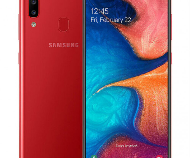 Samsung Galaxy A20 A205F 3/32GB Red (SM-A205FZRVSEK) (UA UCRF)