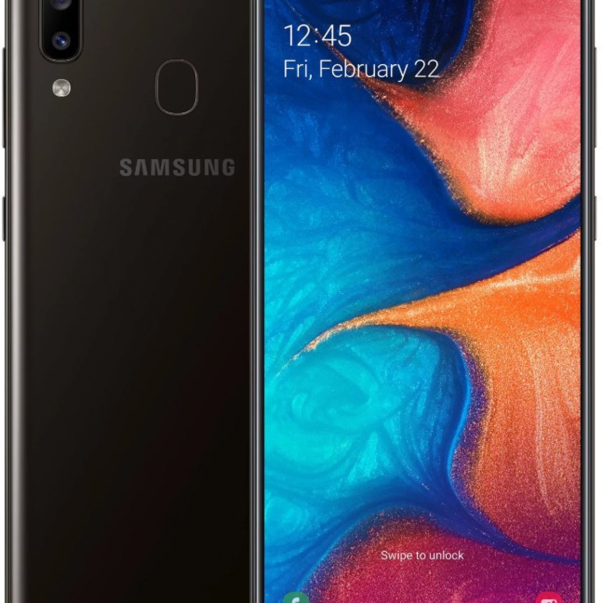 Samsung Galaxy A20 A205F 3/32GB Black (SM-A205FZKVSEK) (UA UCRF)