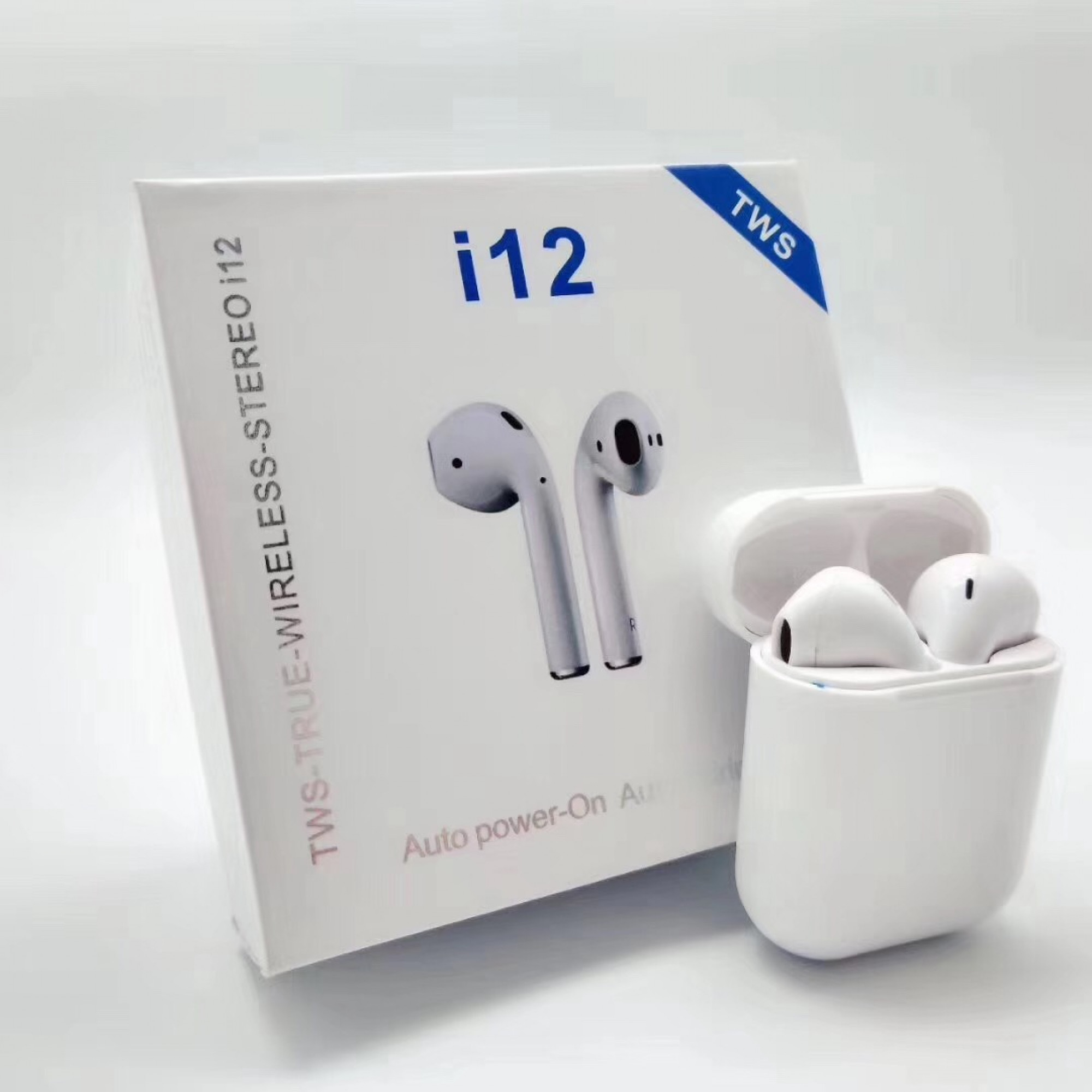Наушники Bluetooth HBQ I12 TWS White беспроводные