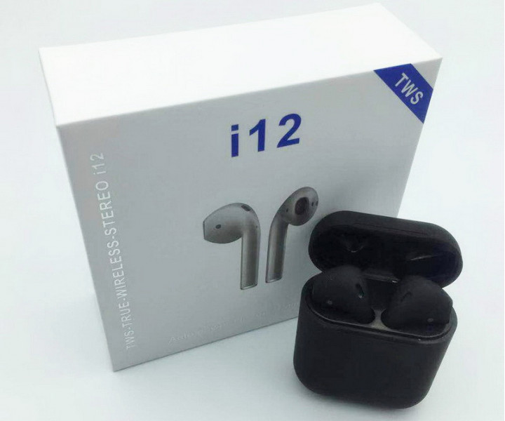 Наушники Беспроводные Bluetooth HBQ I12 TWS Black