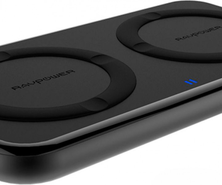 Беспроводное зарядное устройство RAVPower 36W Dual Qi Wireless Fast Charging Pad (RP-PC065)